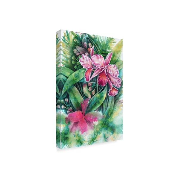 Michelle Faber 'Pink Orchid' Canvas Art,30x47